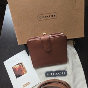 Coach Brown Leather Wallet